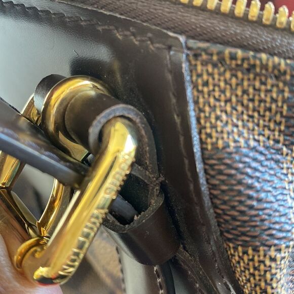 LOUIS VUITTON Authenticated Damier Ebene Verona MM Bag - Picture 12 of 16